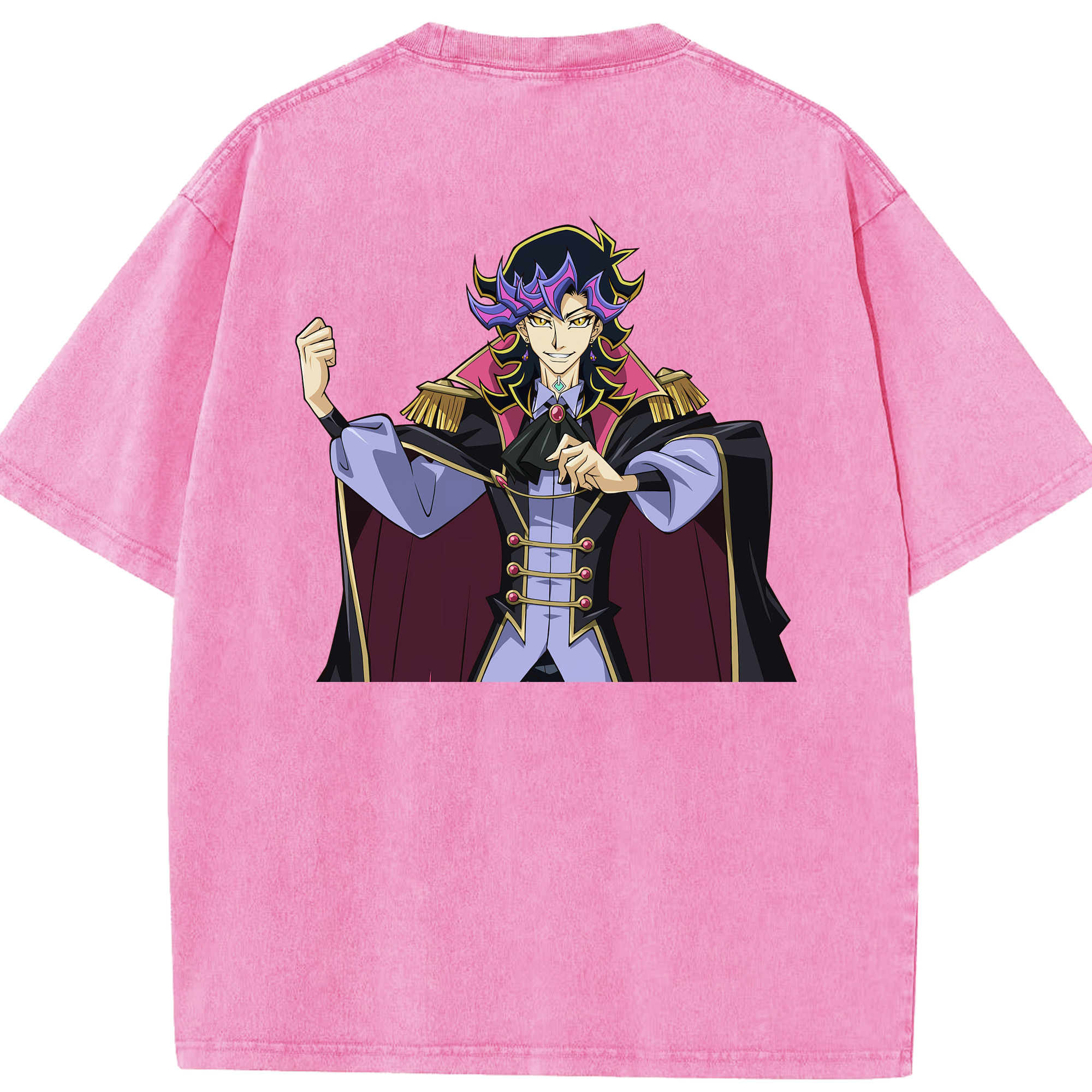 （画像用） 遊☆戯☆王 Yu-Gi-Oh! 綿100% ヴィンテージ風 半袖Tシャツ（背面プリント）